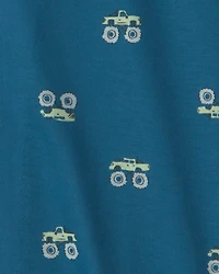 Boys Monster Truck 2-Piece Pyjama Set