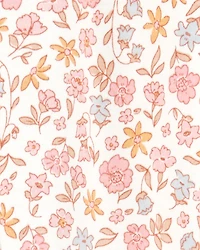 Baby Girl Floral 2-Way Zip Cotton Sleeper pyjamas