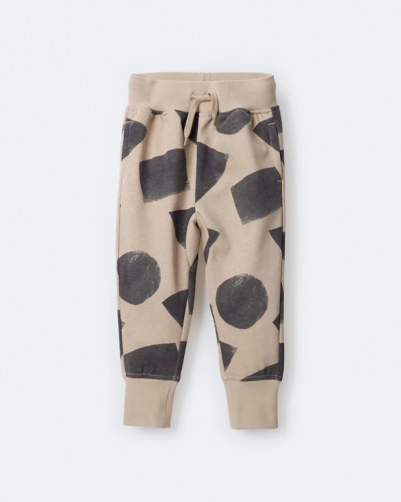 Toddler City Park™ Jogger Pant with Shapes - Khaki