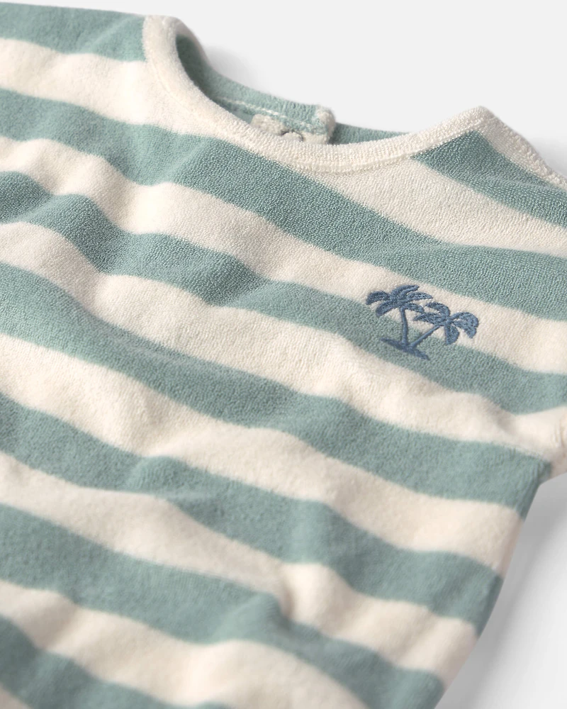 Baby Terry Bubble Made with Organic Cotton Stripes