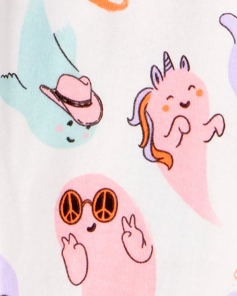 Toddler Girl 2-Piece Ghouls Can Be Anything Halloween 100% Snug Fit Cotton Pyjamas