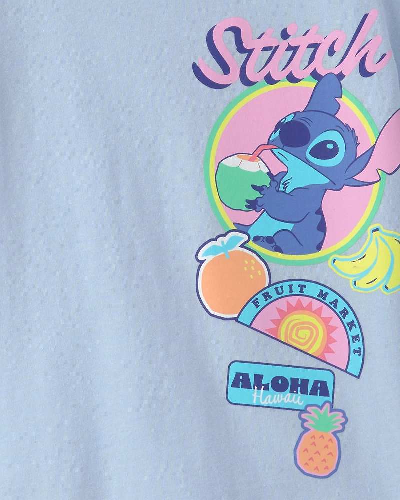 Girls Disney© Lilo & Stitch Graphic Tee - Blue