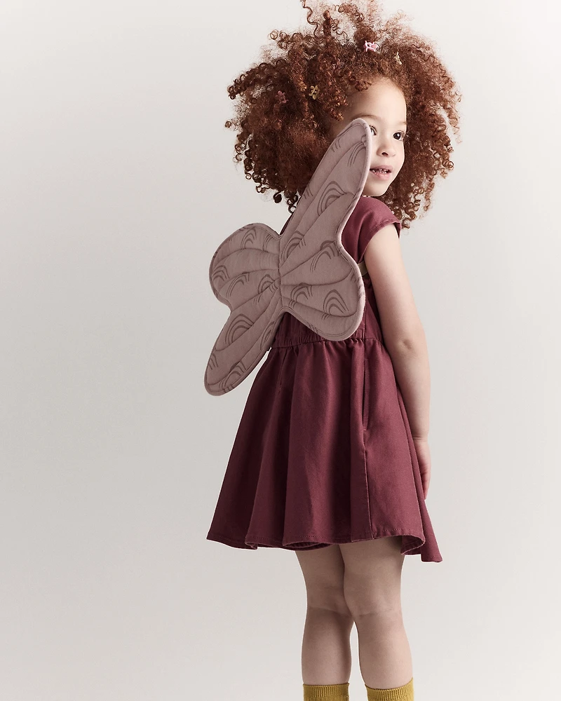 Toddler Girl Avenue Twirl™ Dress - Burgundy