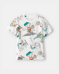 Toddler Peanuts™ Snoopy Graphic Tee - White