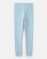 Boys Rib Snug Fit 2-Piece Pyjama Set - Blue