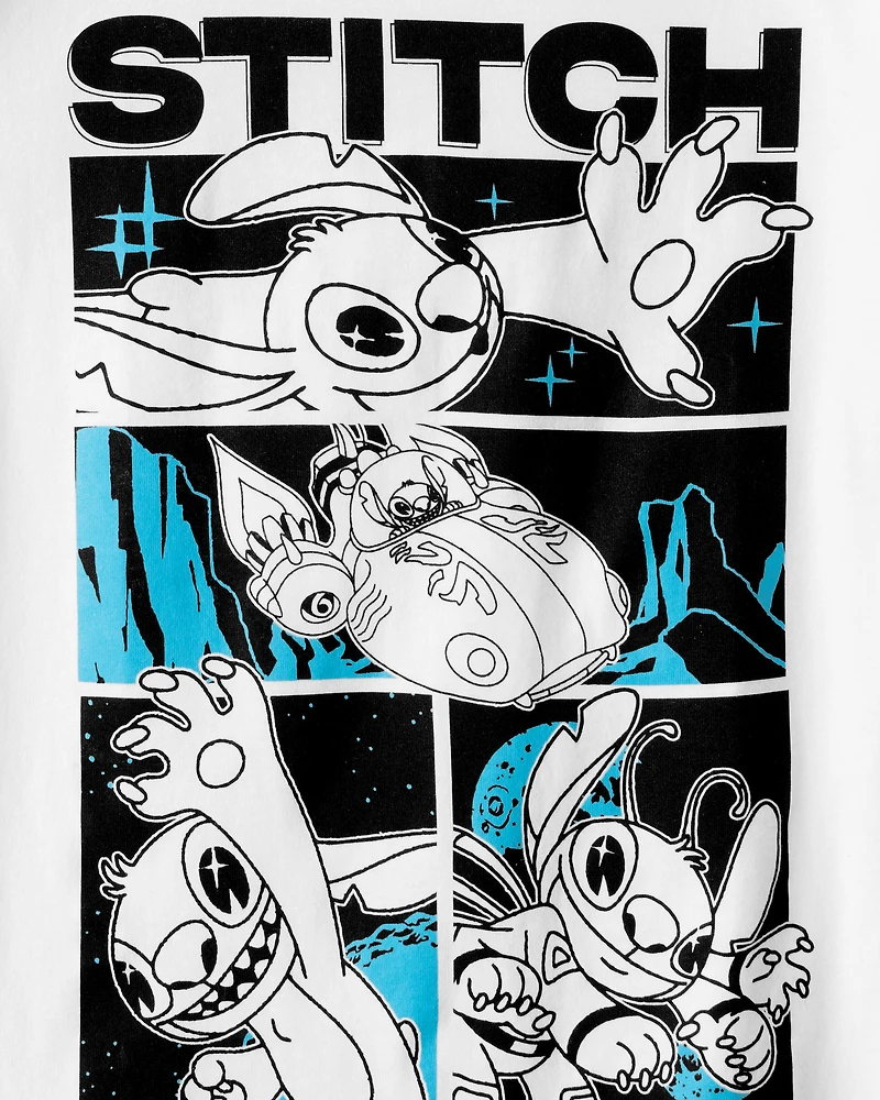 Boys Disney© Lilo & Stitch Short-Sleeve Graphic Tee - White