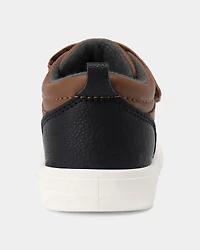 Toddler Boy High-Top Casual Shoes - Brown