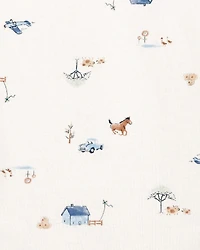 Baby 2-Piece Long-Sleeve Tee & Thermal Coverall Set