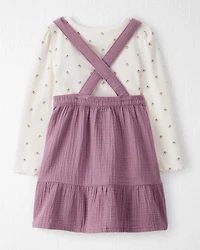 Toddler Girl 2-Piece Organic Cotton Jumper Set