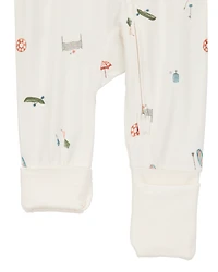 Baby Girl Camp Print Zip-Up PurelySoft Sleeper