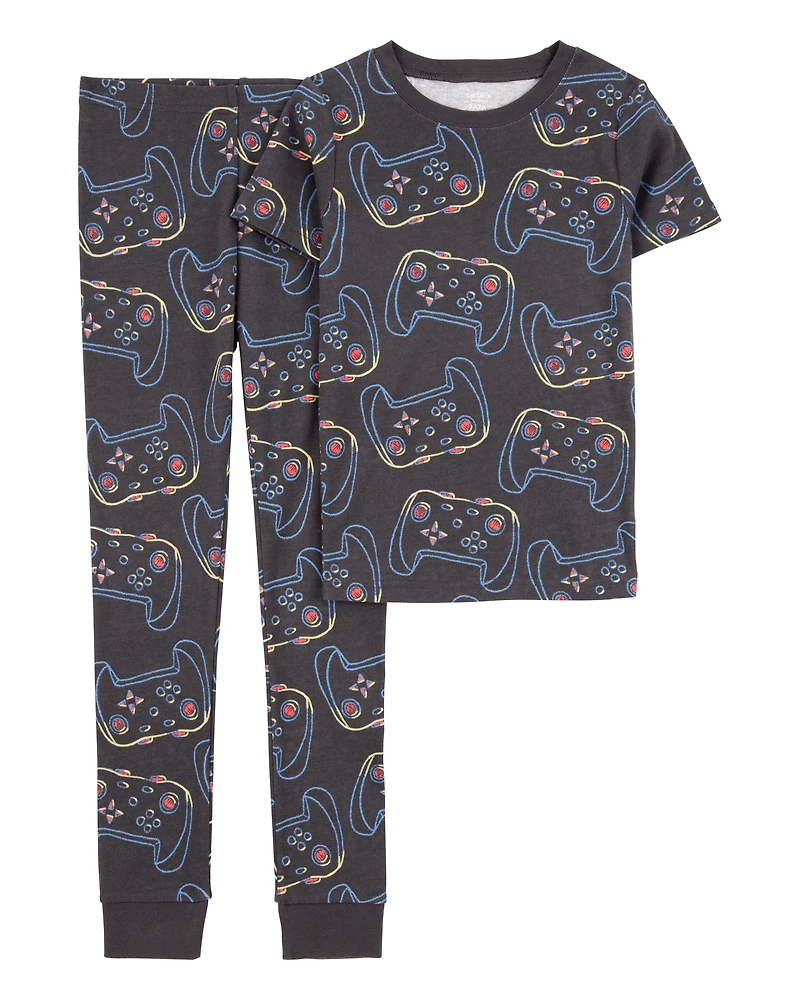 Boys 2-Piece Video Game 100% Snug Fit Cotton Pyjamas