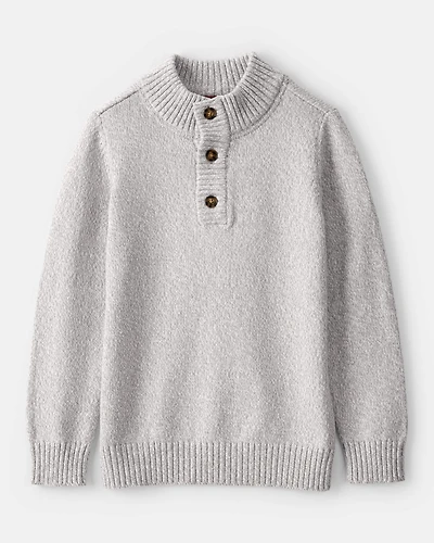 Boys Pullover Sweater - Grey