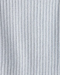 Baby Boy Ribbed Cotton Jumpsuit - Blue