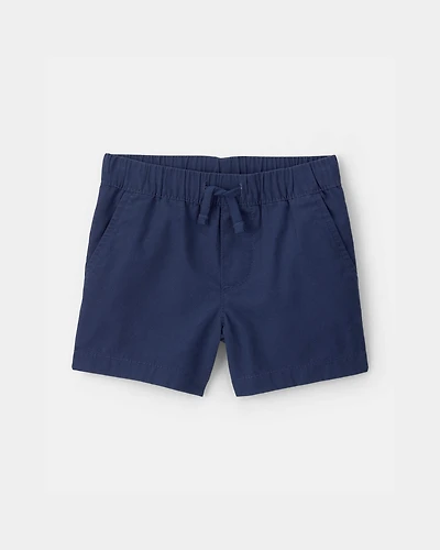 Baby Boy Canvas Shorts - Blue