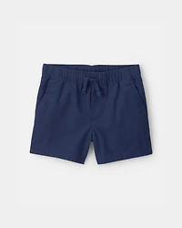 Baby Boy Canvas Shorts - Blue