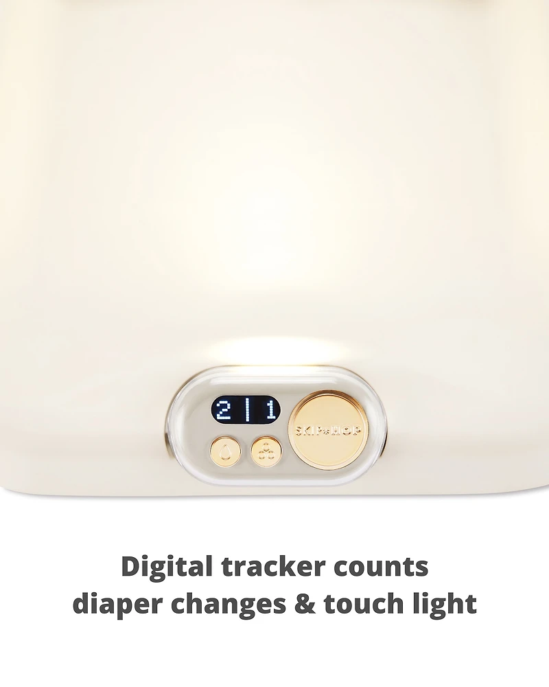 16" Nursery Style Light-Up Changing Pad – Oat