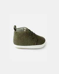 Baby Boy Corduroy High-Top Casual Sneakers - Green