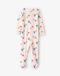 Toddler Girl 1-Piece Monster DreamPlush Snug Fit Footed Pyjama - Cream