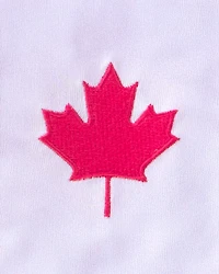 Kids Umbro Canada Soccer Jersey - Red/White