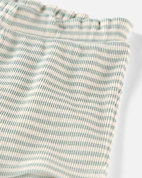 Baby Girl 2-Piece Organic Cotton Waffle Knit Set