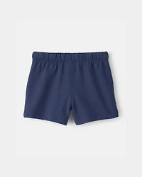 Baby Boy French Terry Shorts - Blue