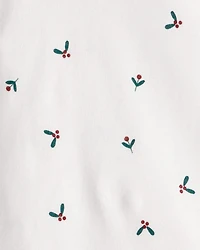 Baby Girl 3-Piece DayDream Fleece Floral Long-Sleeve Bodysuit & Pant Set - Red