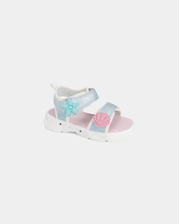 Toddler Girl Shell Light Up Sandals - Blue