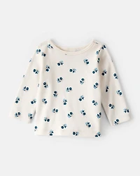 Baby Girl 3-Piece Corduroy Long-Sleeve Dress Set - Blue