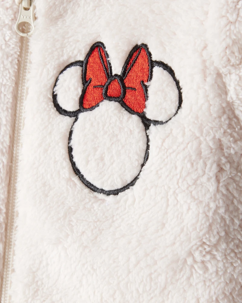 Toddler Girl Disney© Minnie Mouse Hoodie - White