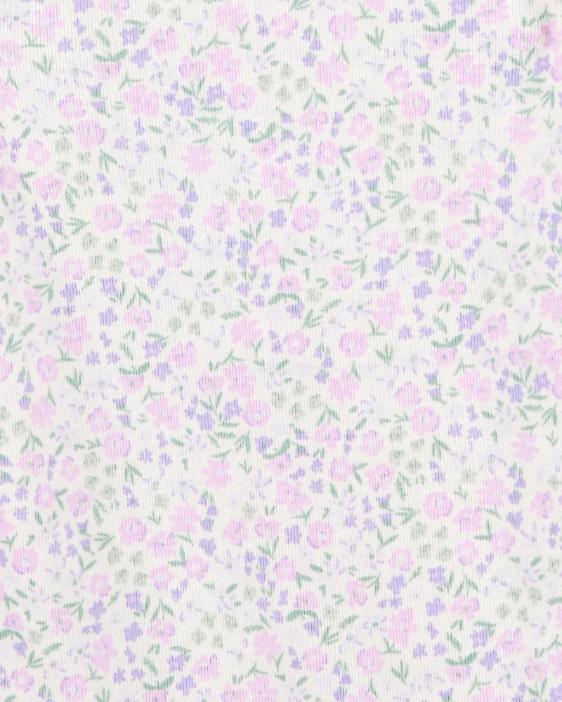 Baby Girl 5-Pack Floral Polka Dot Short-Sleeve Bodysuits