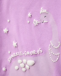 Baby Dinosaur Print Snug Fit Cotton 4-Piece Pyjamas