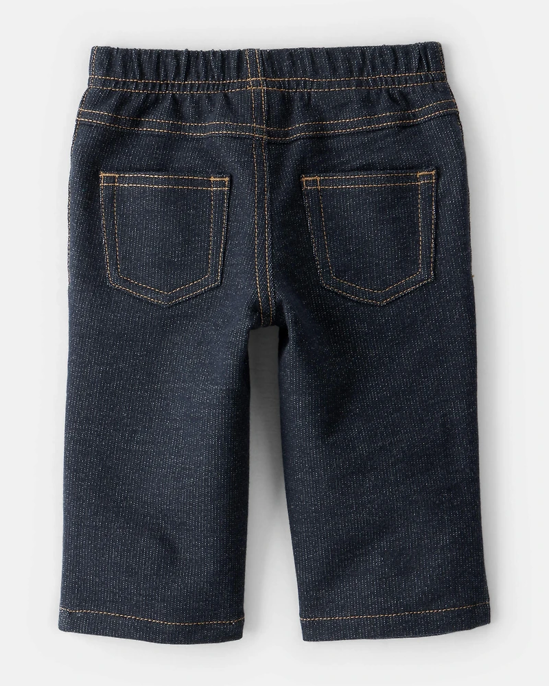 Baby Girl 3-Piece Fleece Vest Outfit Set - Pink