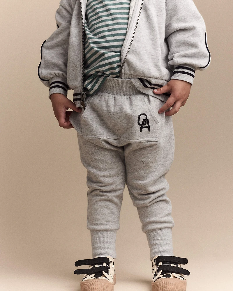 Toddler Boy Jogger Pant - Heather Grey