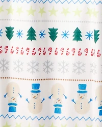 Adult Star Print Long-Sleeve 2-Piece Pyjamas - Green