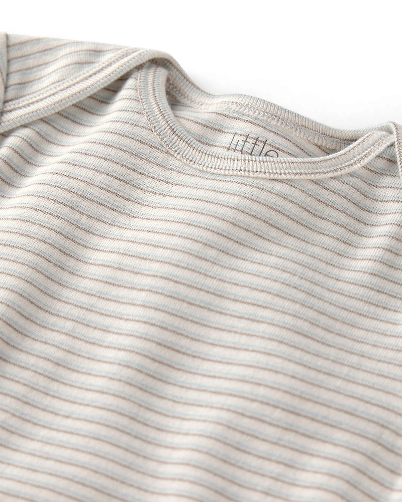 Baby 3-Pack Dogs Short-Sleeve Multipack Bodysuits - White