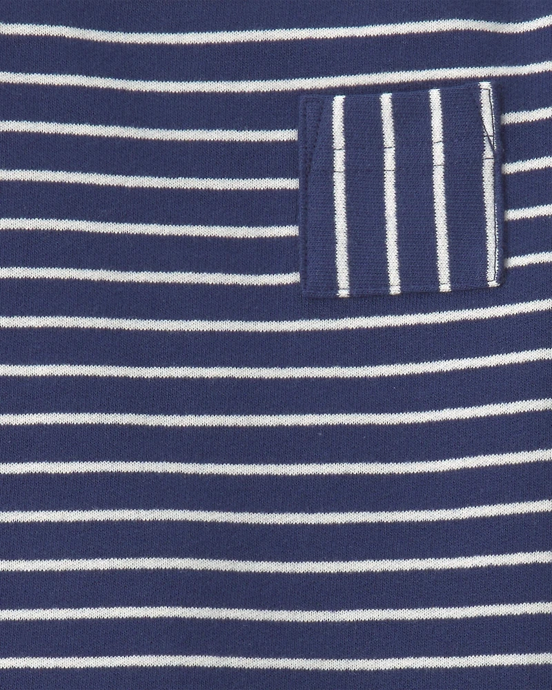 Baby Boy 4-Piece Shark Top & Short Set - Blue