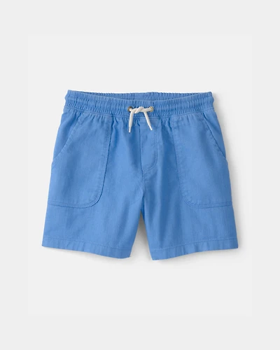 Boys Twill Shorts - Blue