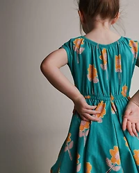 Toddler Girl Avenue Twirl™ Dress Floral Print - Green