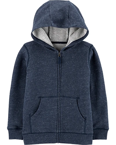 Kid Zip-Up French Terry Hoodie