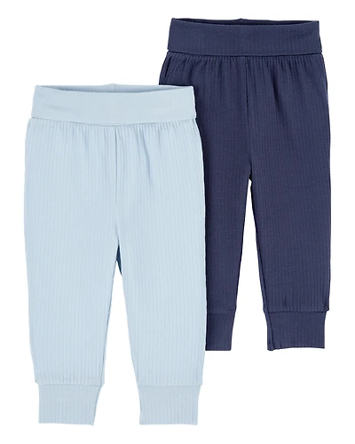 Baby Boy 2-Pack PurelySoft Pull-On Pants