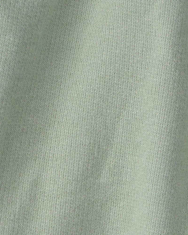 Baby Boy 'Camp Dino' French Terry Cargo Joggers - Green