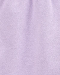 Kid Pull-On French Terry Shorts - Purple