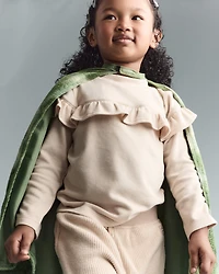 Toddler Believe In Dragons Dress Up Cape - Green
