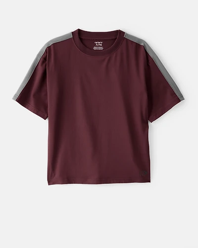 Boys Active Short-Sleeve Tee - Red