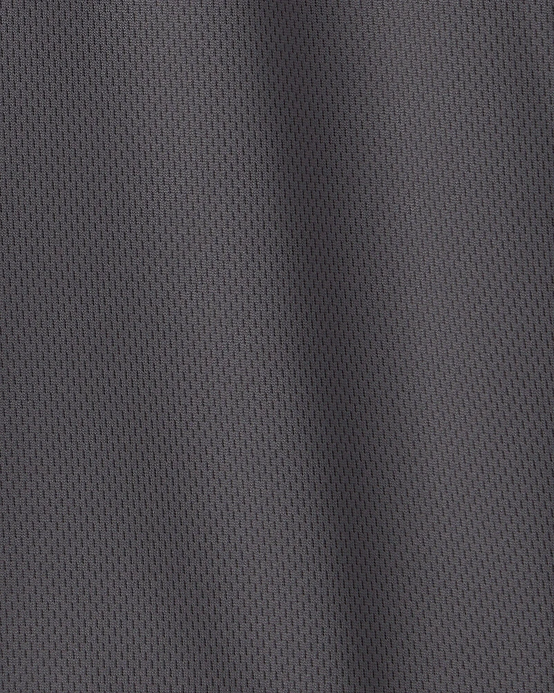 Boys Mesh Active Shorts - Grey