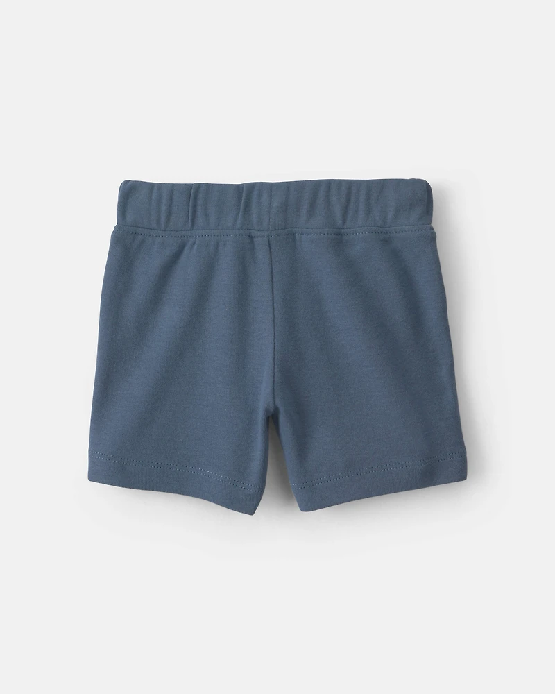 Baby Boy 2-Pack Cotton Shorts - Blue