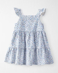 Baby Organic Cotton Floral-Print Dress