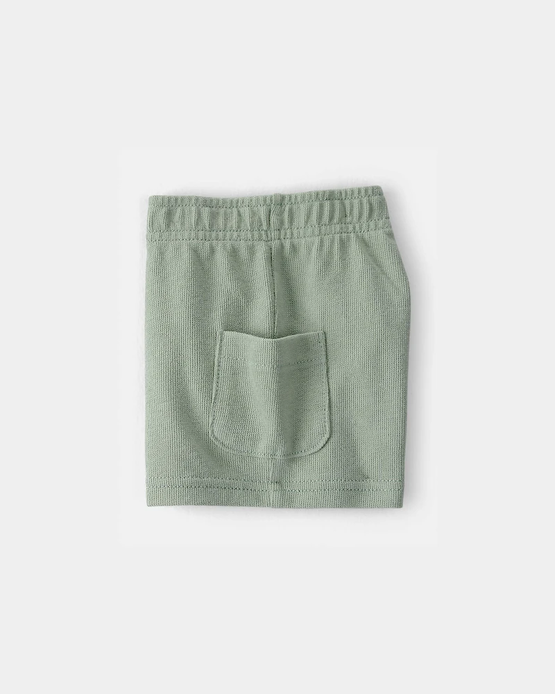 Baby Boy 2-Piece Top & Short Set - Green