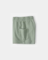 Baby Boy 2-Piece Top & Short Set - Green