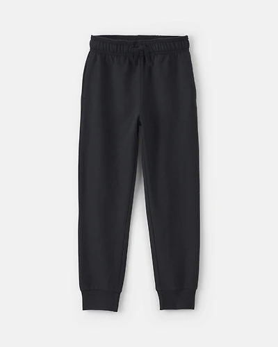 Baby Boy Pull-On Drawstring Joggers - Black